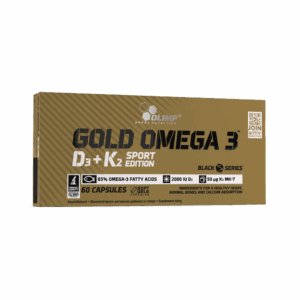 Gold Omega 3 D3+K2 Sport Edition - 60 Capsules