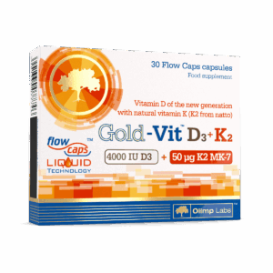 Gold-Vit D3+K2 4000 IU - 30 Capsules