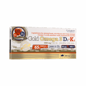 Gold Omega 3 D3+K2 - 30 Capsules